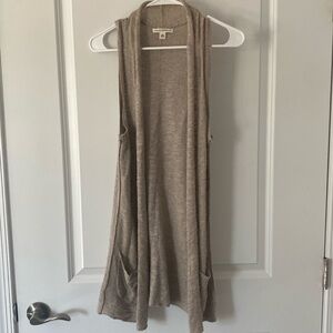 Long open cardi-vest Banana Republic